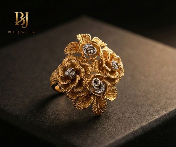 21k Gold Grand Bouquet Ring